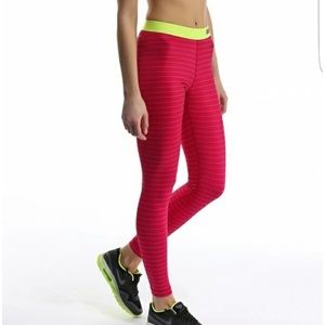Nike pro hyperwarm breast cancer leggings B4BC compression running winter tights
